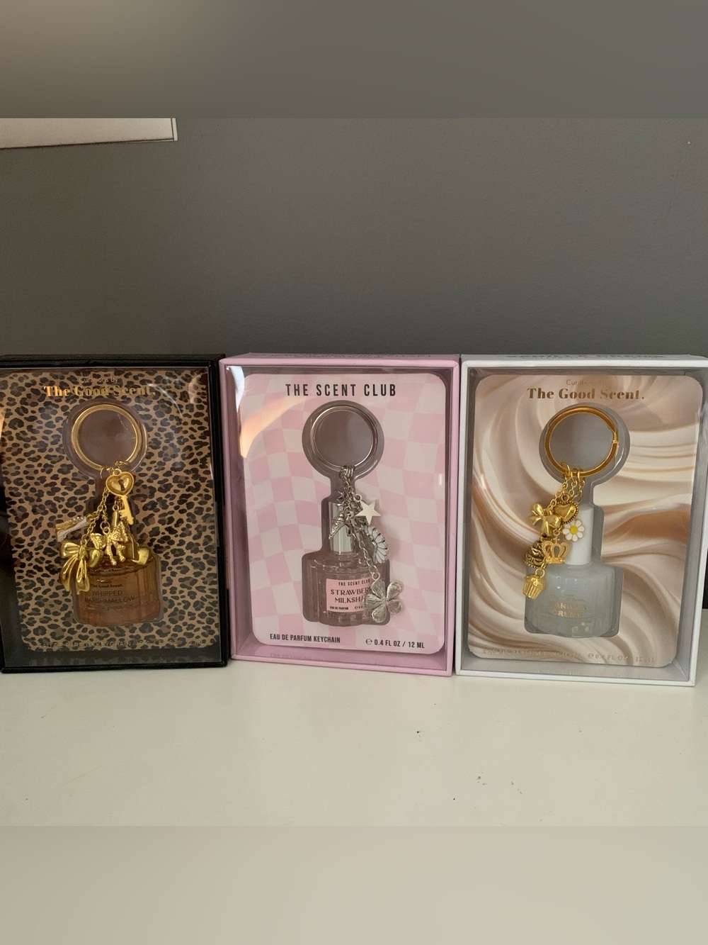 Set of 3 Eau de Parfum Keychain